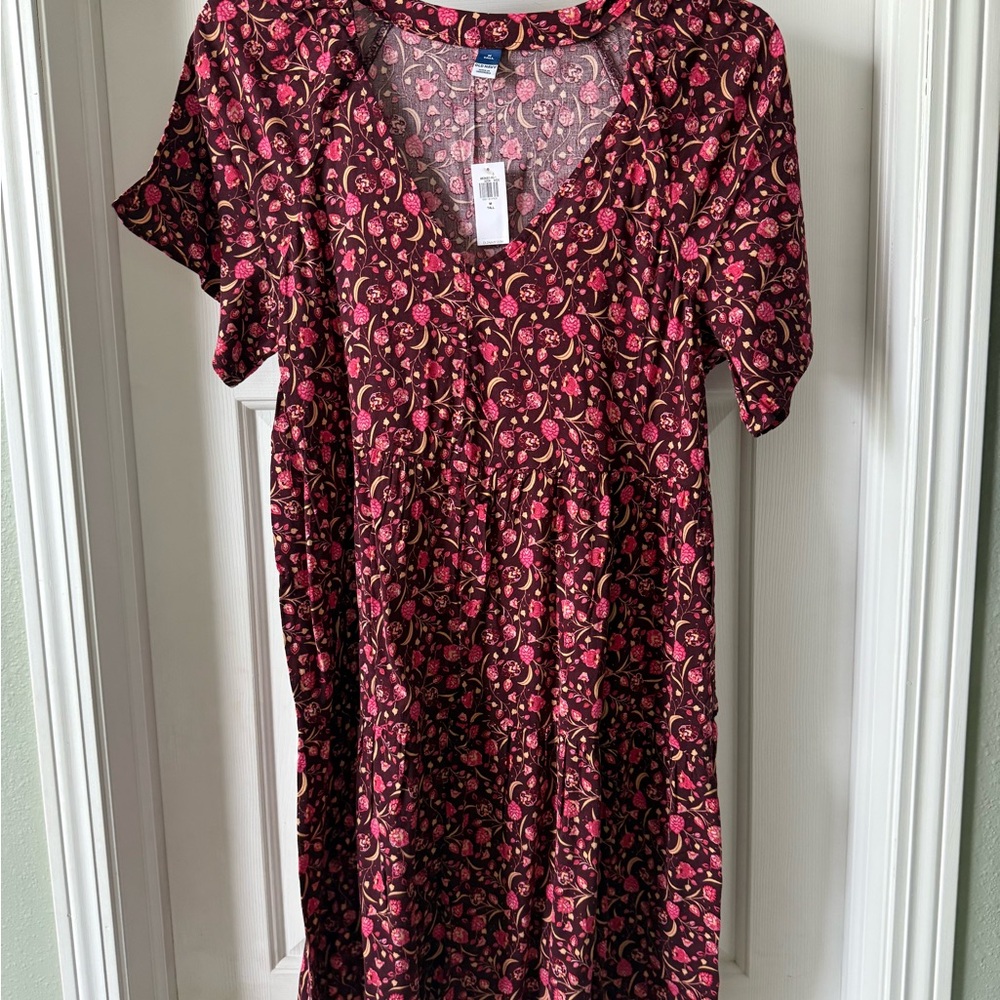 Floral V-Neck Dress